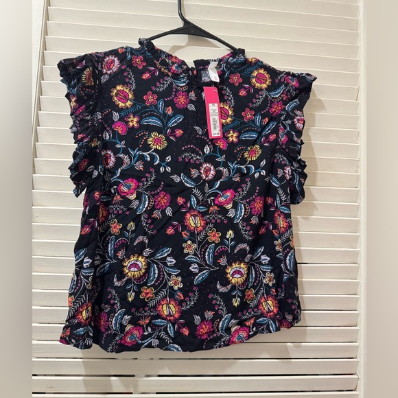 Xhilaration Tops - Xhilaration Multicolor Floral Blouse NWT